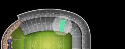 Seat view from Lower Sideline