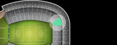 Seat view from Lower End Zone