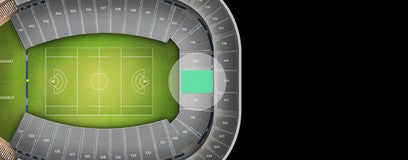 Seat view from Lower End Zone