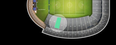 Seat view from Lower Sideline