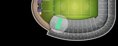 Seat view from Lower Sideline