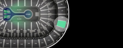 Seat view from Mezzanine