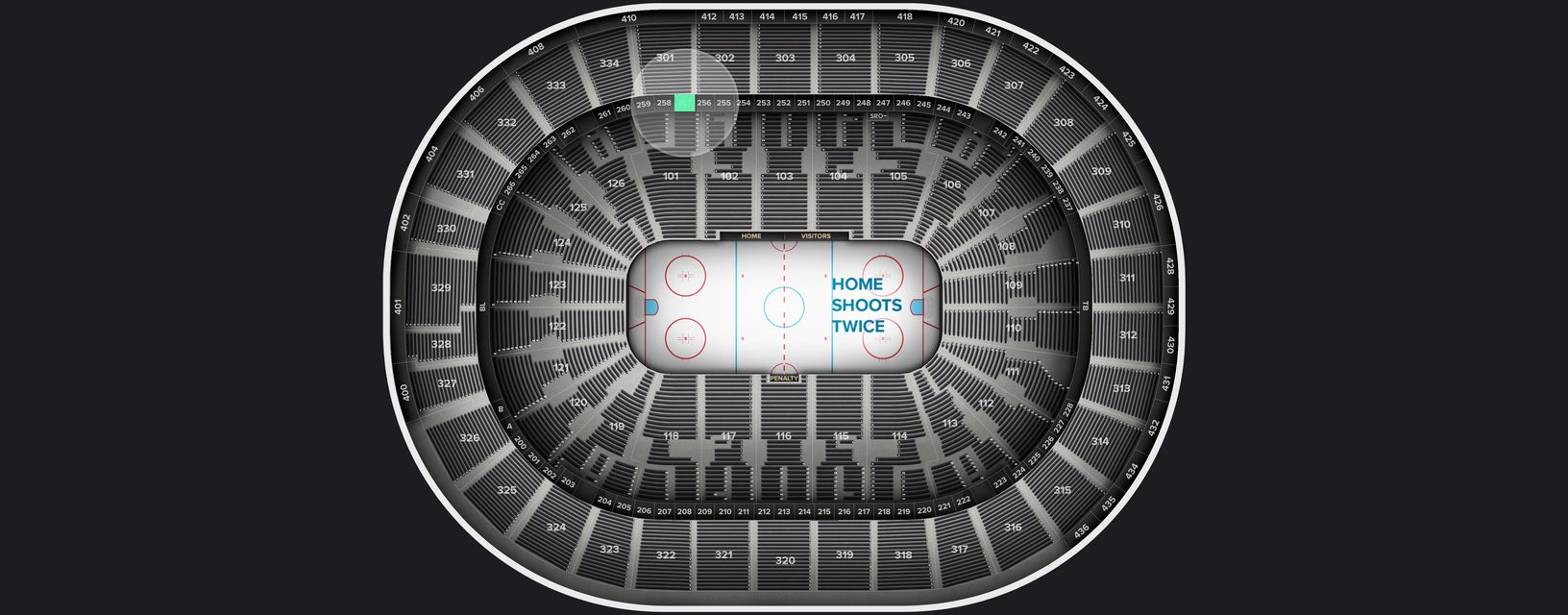 Seat view from Suite