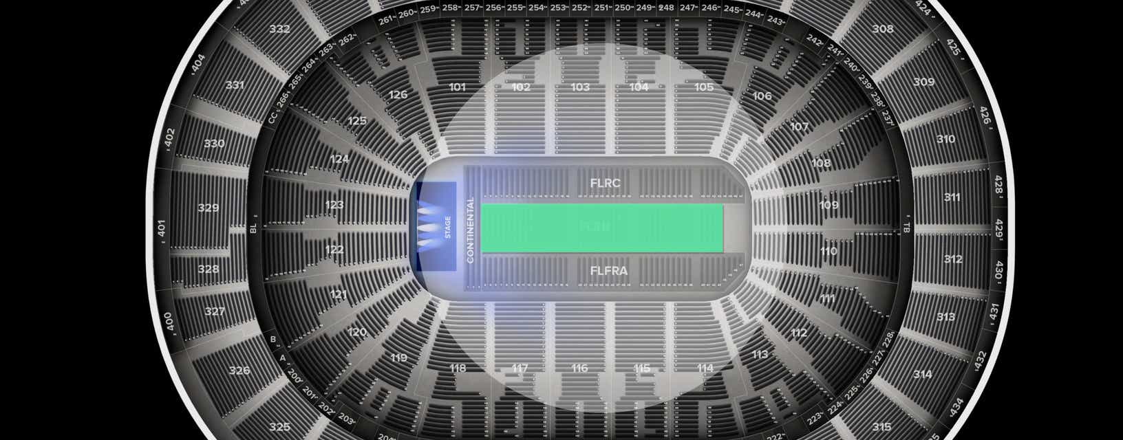 Seat view from Floor