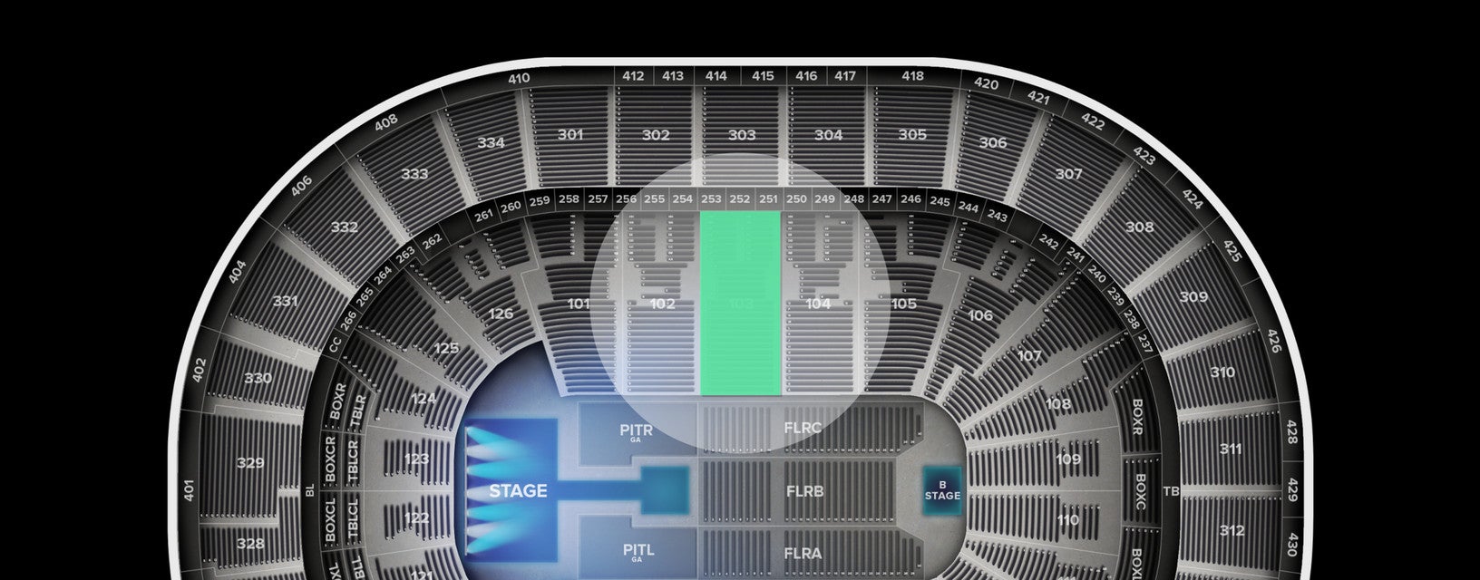 Seat view from Plaza