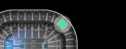 Seat view from Mezzanine