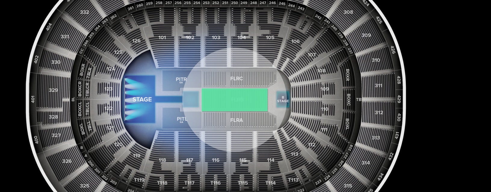 Seat view from Floor