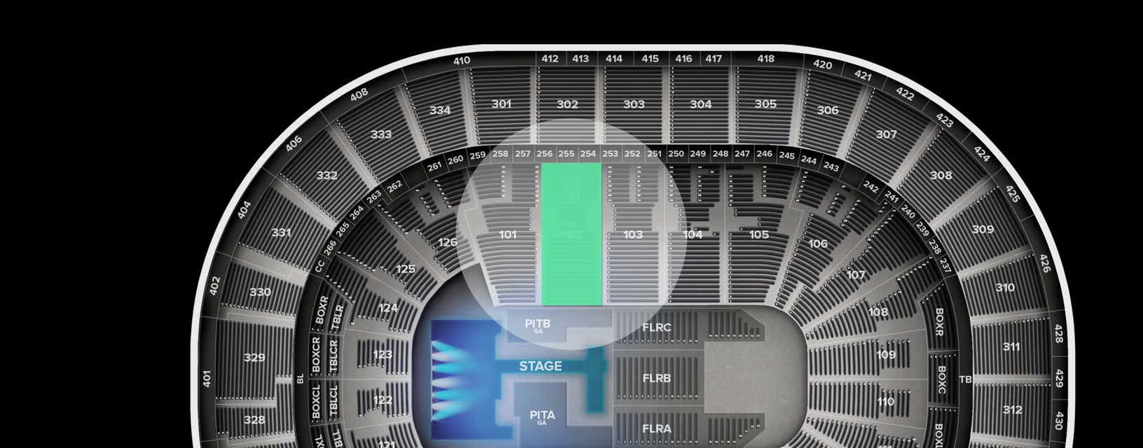 Seat view from Plaza