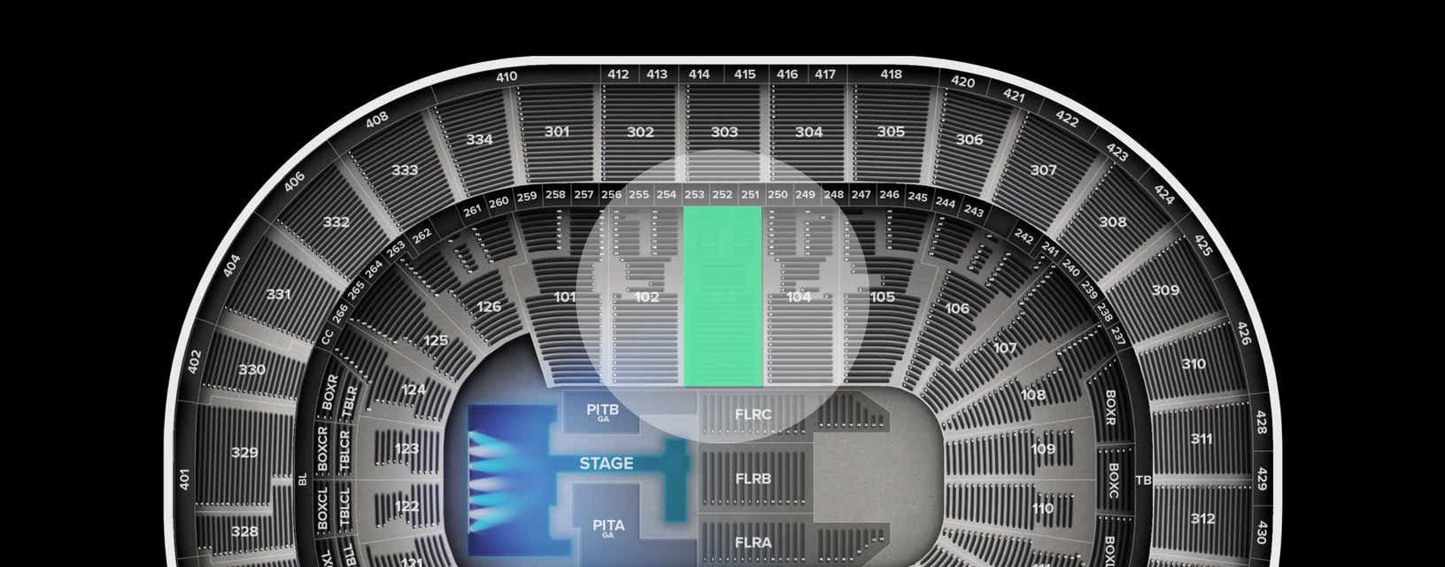 Seat view from Plaza