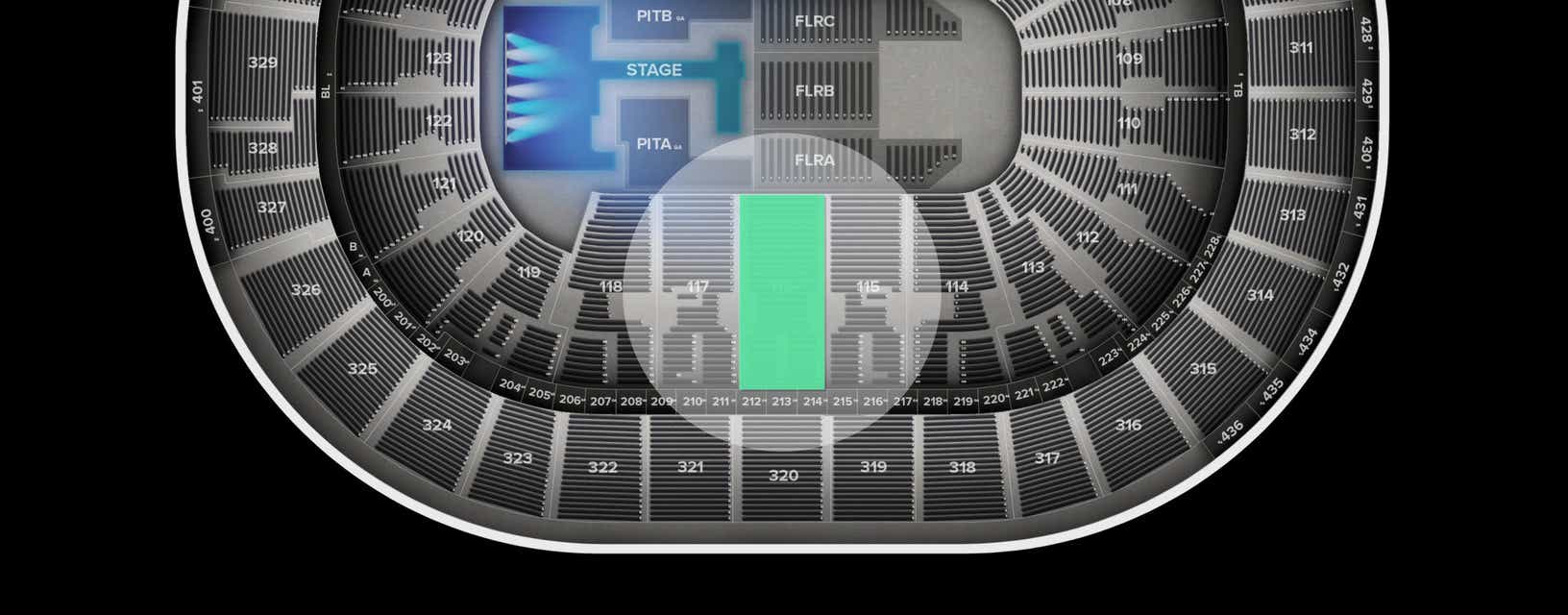 Seat view from Plaza