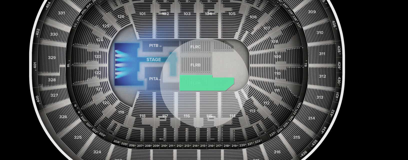 Seat view from Floor