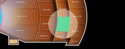 Seat view from Mezzanine