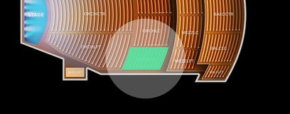 Seat view from Orchestra