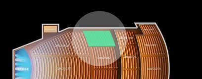 Seat view from Orchestra