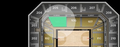 Seat view from 100 Level