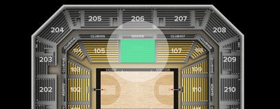 Seat view from 100 Level