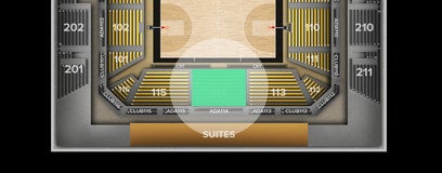 Seat view from 100 Level