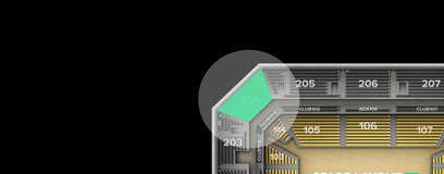 Seat view from 200 Level