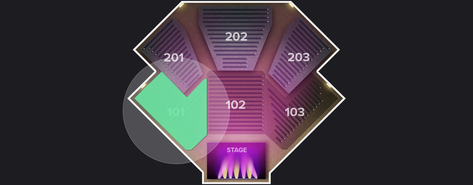 Seat view from Lower