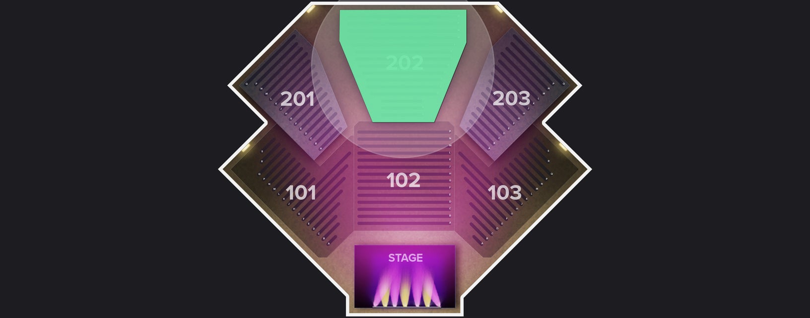 Seat view from Upper