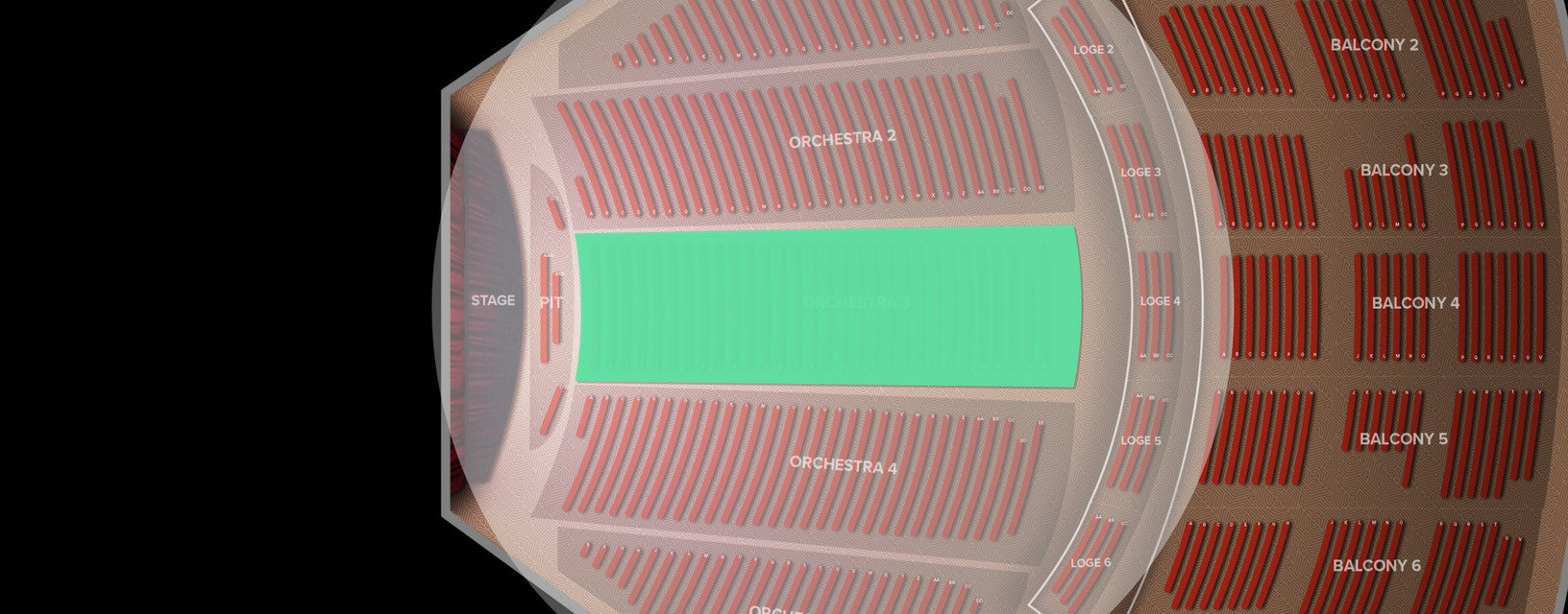 Seat view from Orchestra