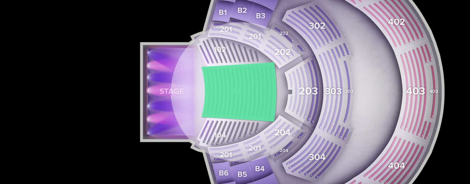 Seat view from Orchestra