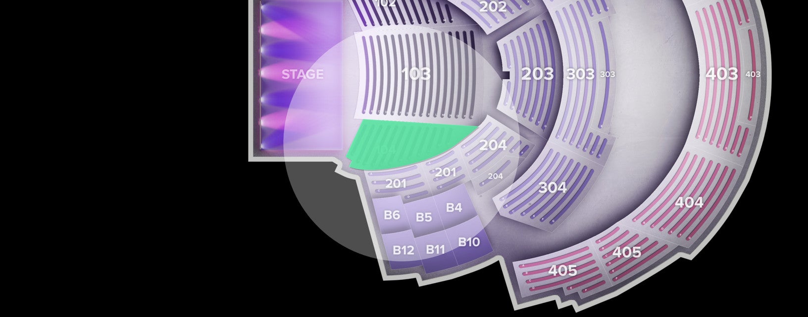 Seat view from Orchestra