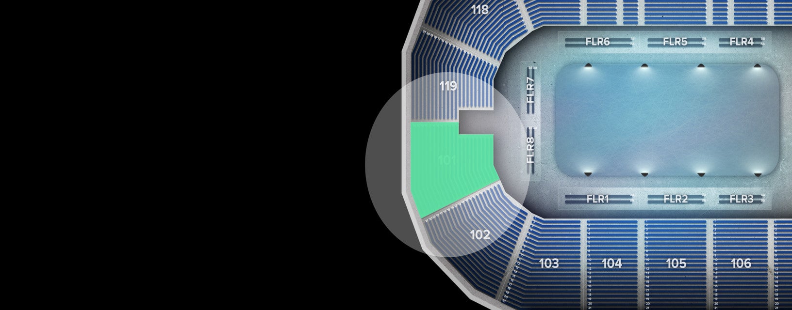 Seat view from Lower