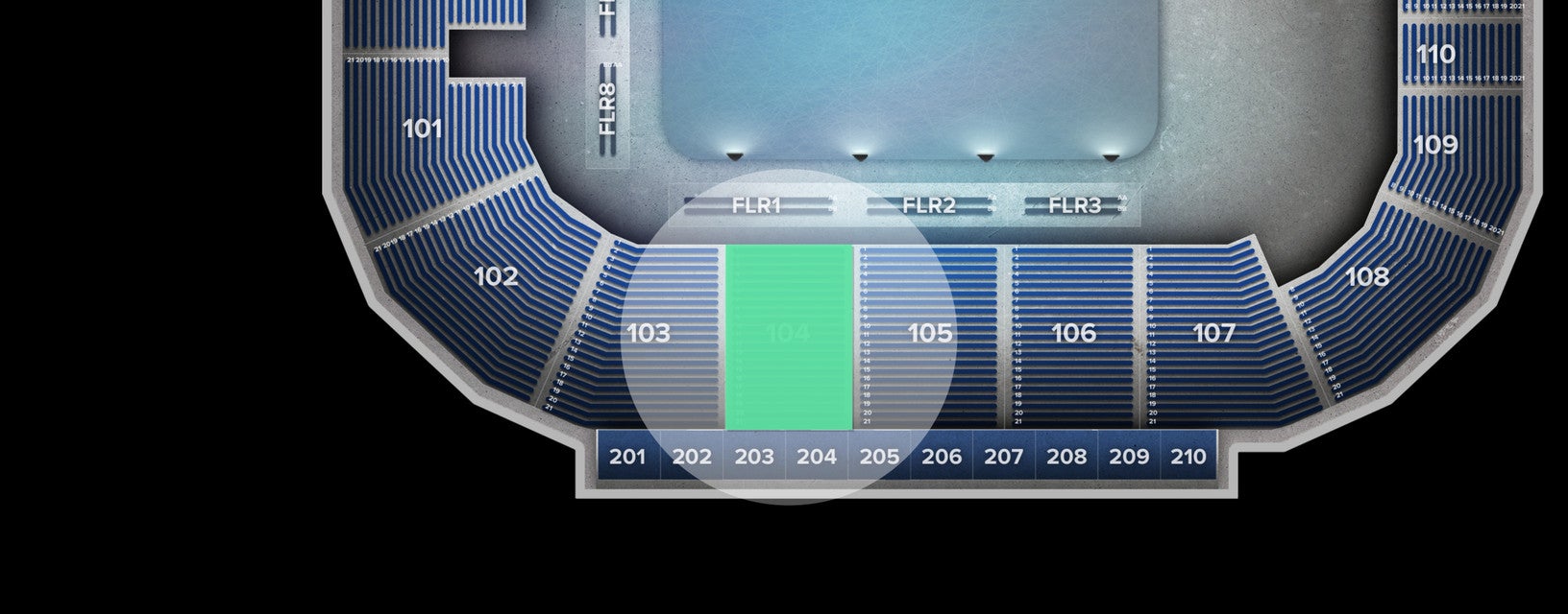 Seat view from Lower