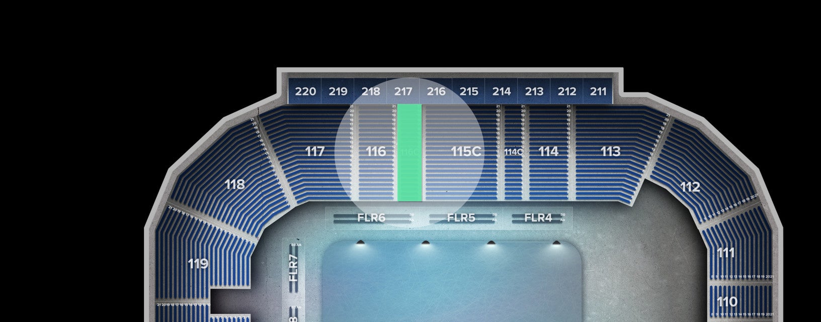 Seat view from Lower