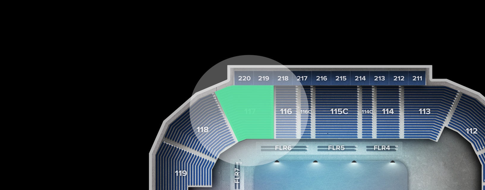 Seat view from Lower