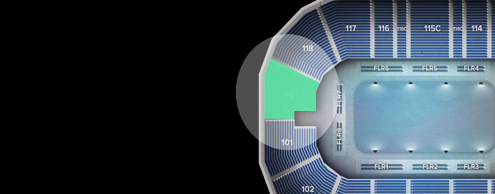 Seat view from Lower