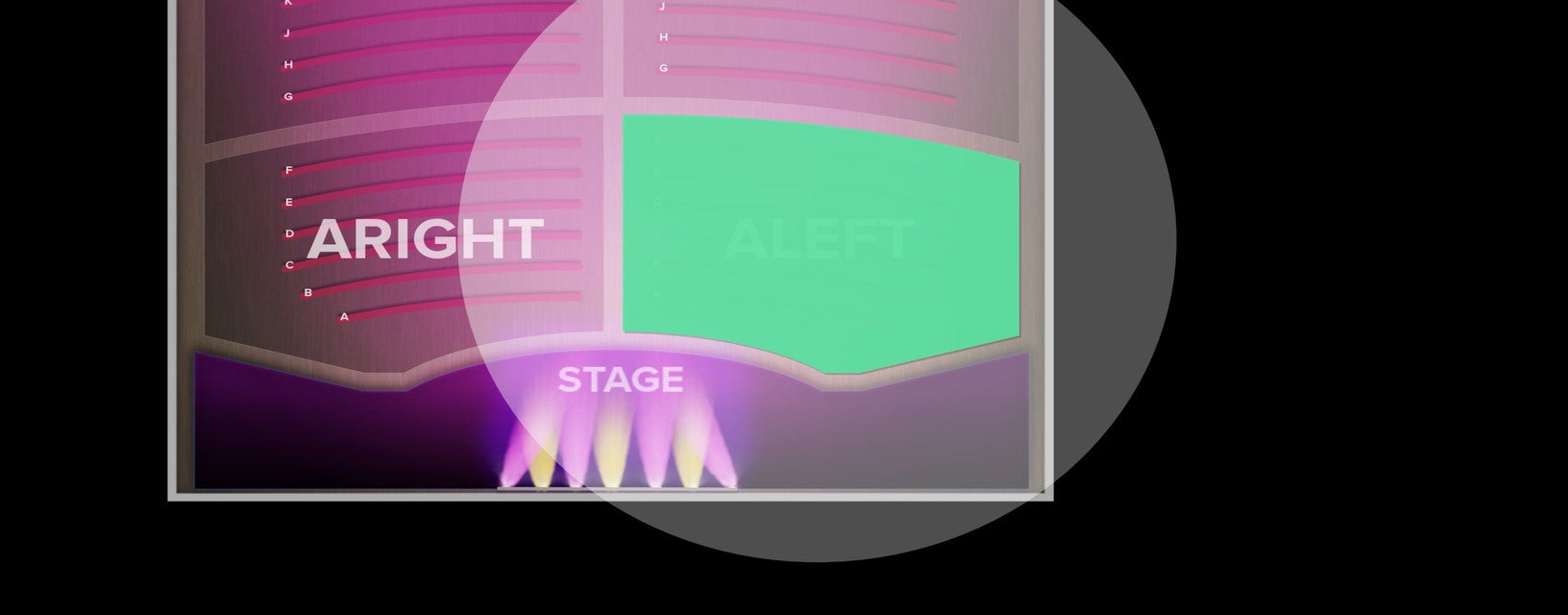 Seat view from A Left