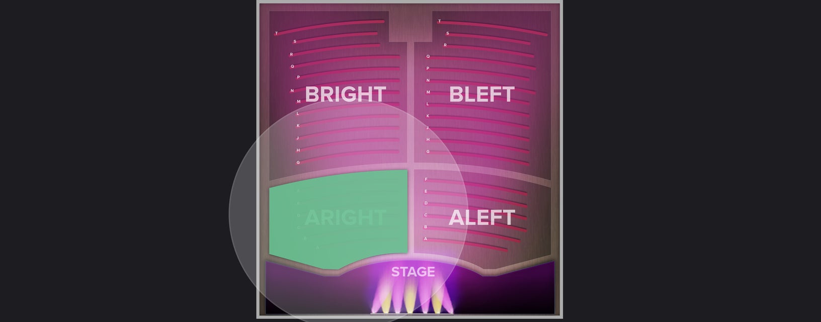 Seat view from A Right