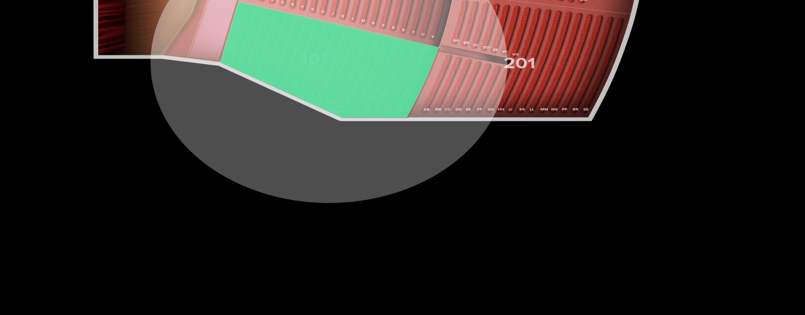 Seat view from Lower