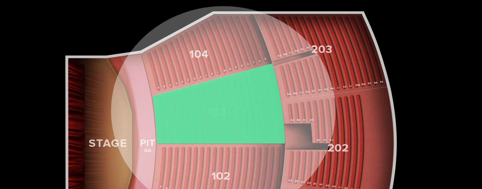 Seat view from Lower