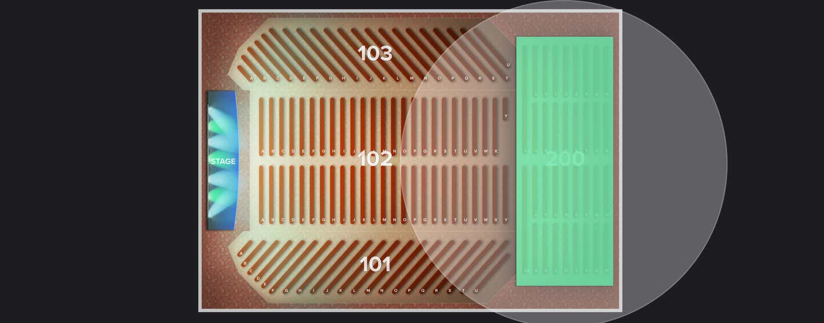 Seat view from Upper
