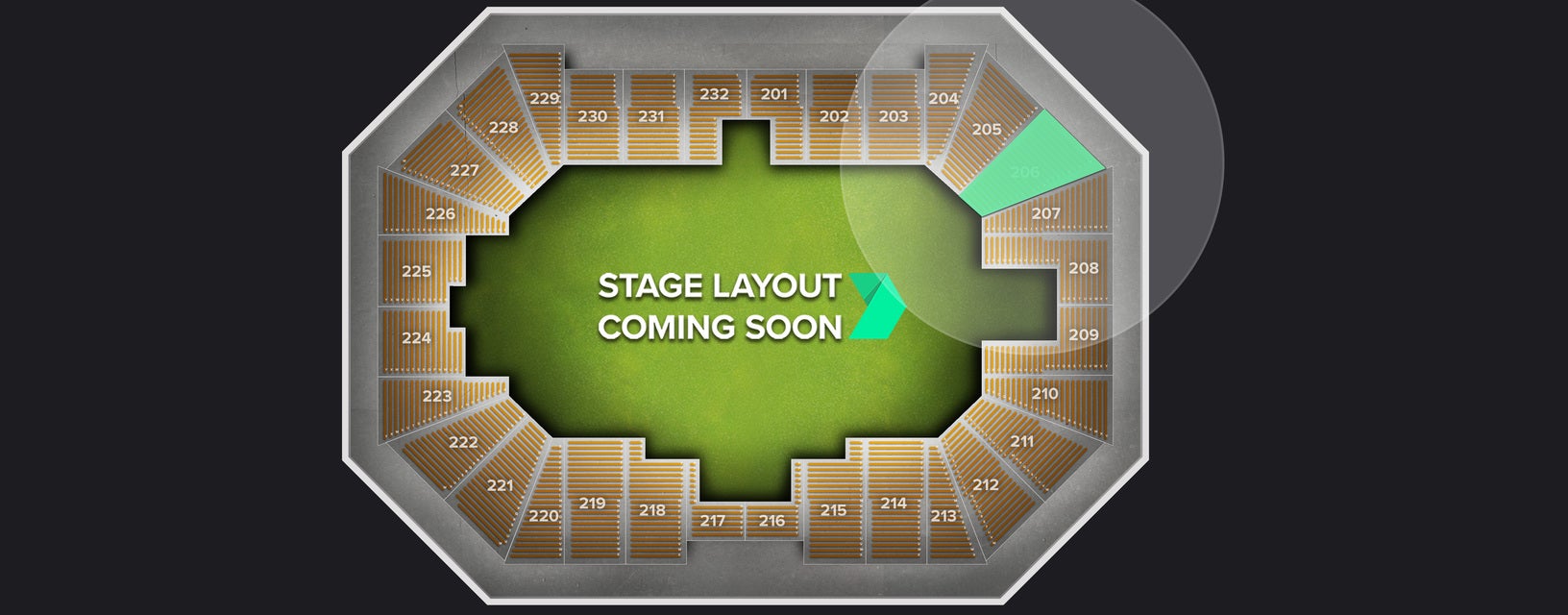 Seat view from Upper