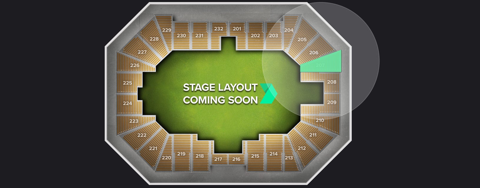Seat view from Upper