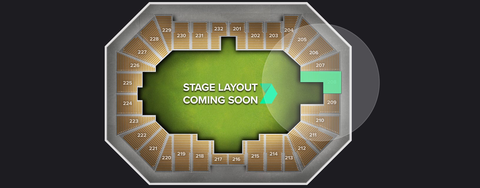 Seat view from Upper