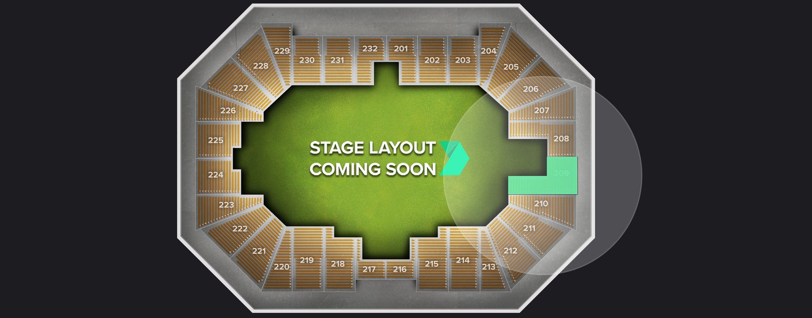 Seat view from Upper