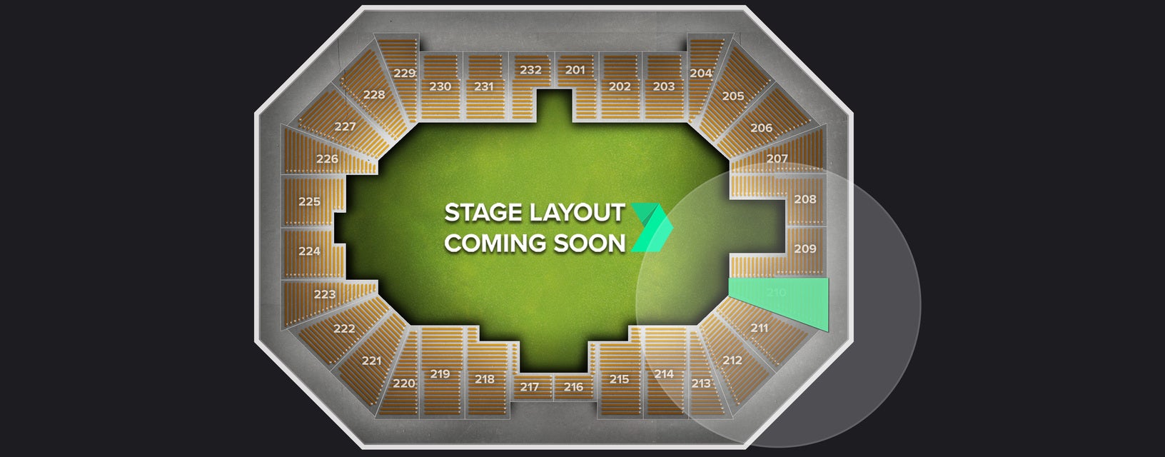 Seat view from Upper