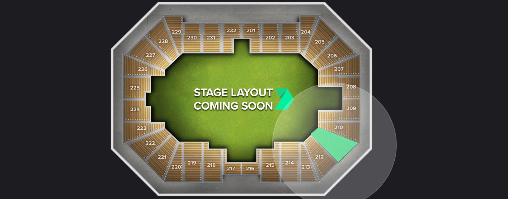Seat view from Upper