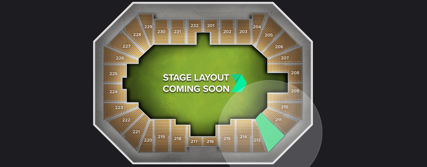 Seat view from Upper