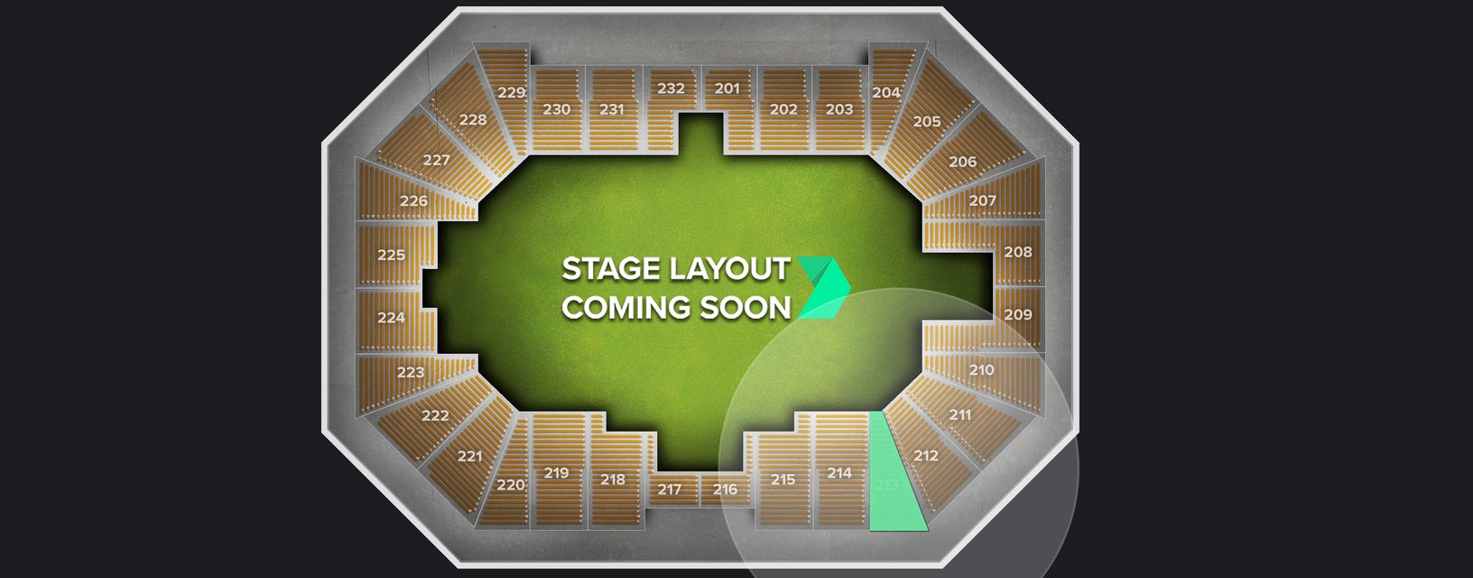 Seat view from Upper