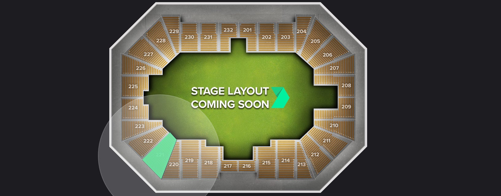 Seat view from Upper