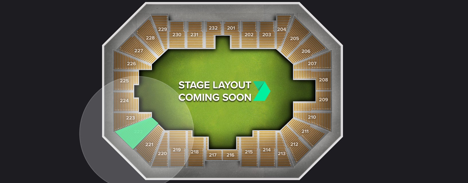 Seat view from Upper