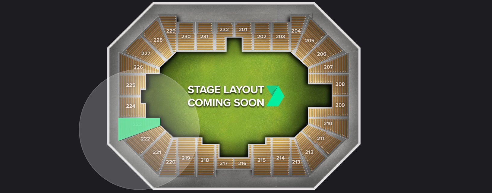 Seat view from Upper