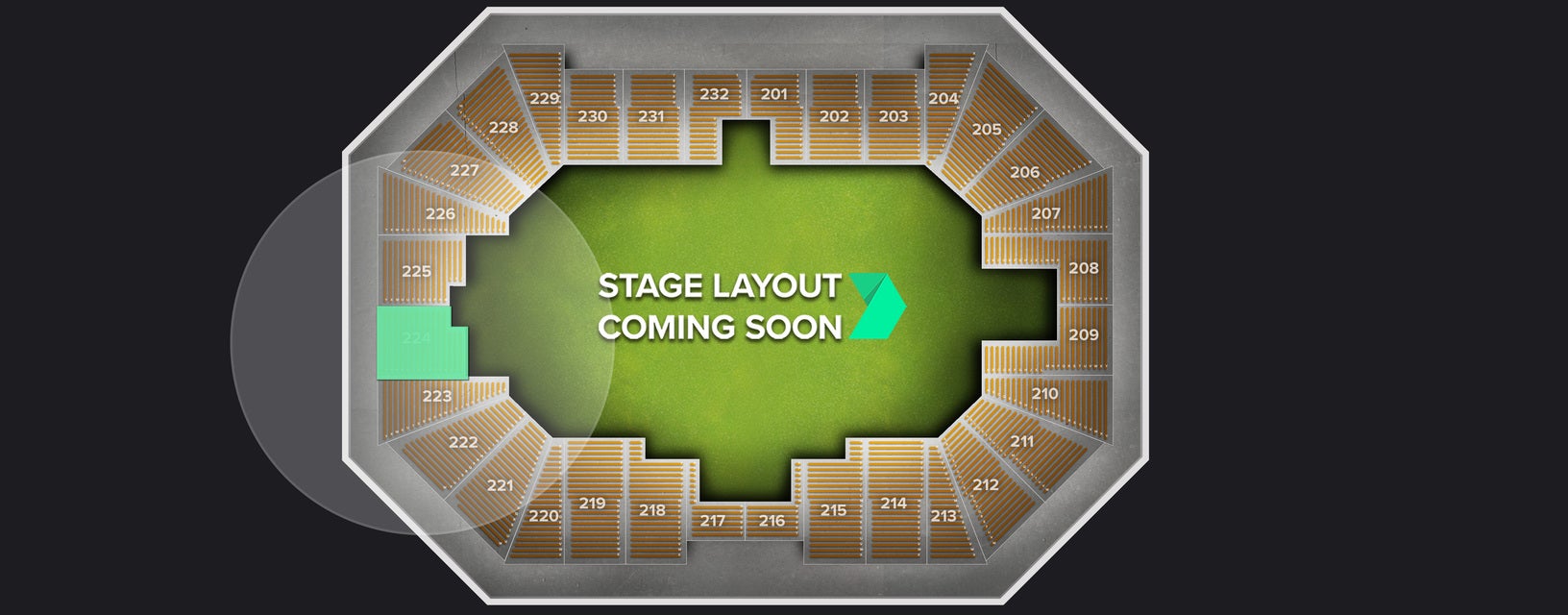 Seat view from Upper