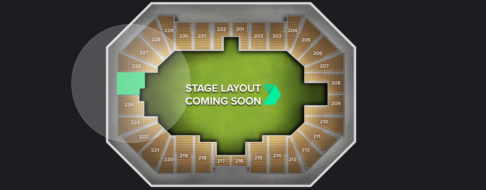 Seat view from Upper